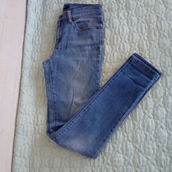 Joe Fresh Jegging Jeans Women's Size 26(2) Blue Low Rise 5-Pocket 