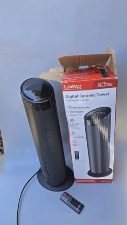 Lasko CT22495 Digital Ceramic Tower Heater 1500W with Remote