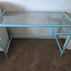 Yasin Glass Top & Writing Desk