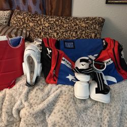 Taekwondo Vision Gear Bag And Extras Body Armor Ect 