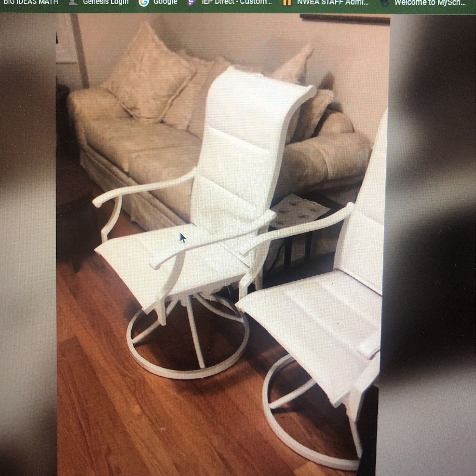 Swivel Chair Hampton Bay Padded Sling Chair Hampton Bay Oversized