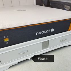 Nectar Premier Copper 14'  QUEEN Mattress *free Delivery* $799 in box