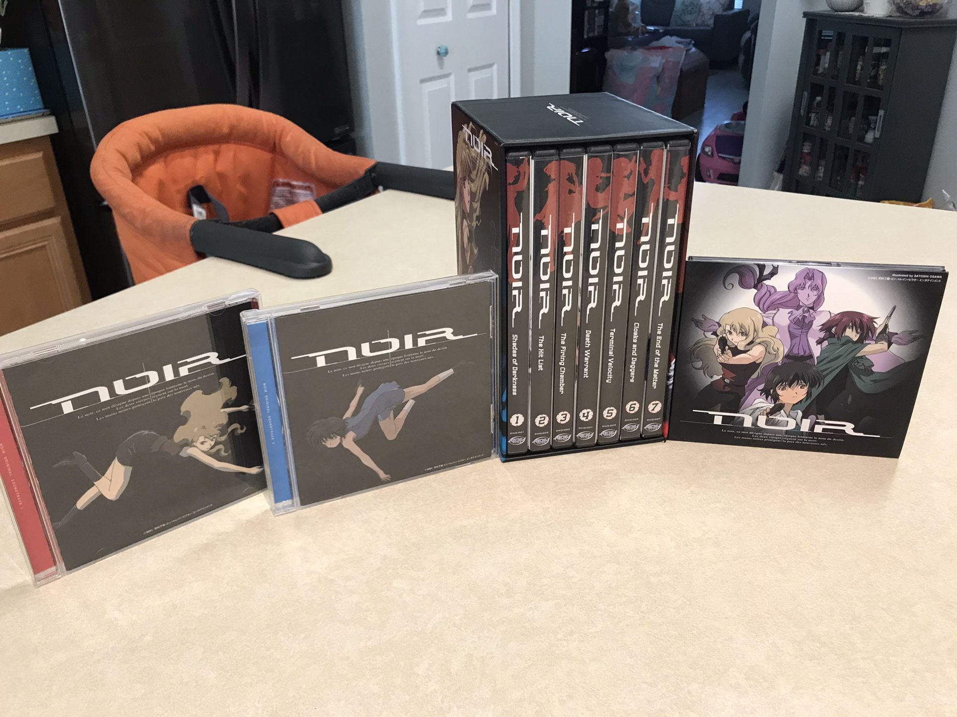 Noir Anime Series DVD Collection & Original Soundtrack CD’s ($20-$25)