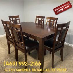 New In The Box 📦 Dining Table With 6 Chairs- Delivery Available 