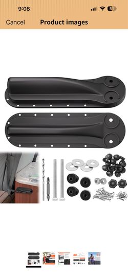Spa Cover Lift Accessories,Hot Tub Cover Lift Original Parts,One Pair of Brackets Includes Mounting Kit,Side Mount Manual-Pivot Lifter Accessories,Lif