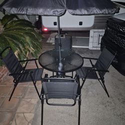 Small Patio Dinning Set ( Black)