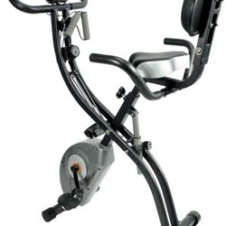 Indoor folding Exercise bike With Resistant Arm Curls
