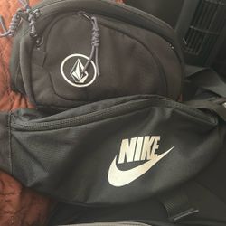 Nike & Volcom Duffle Bags 