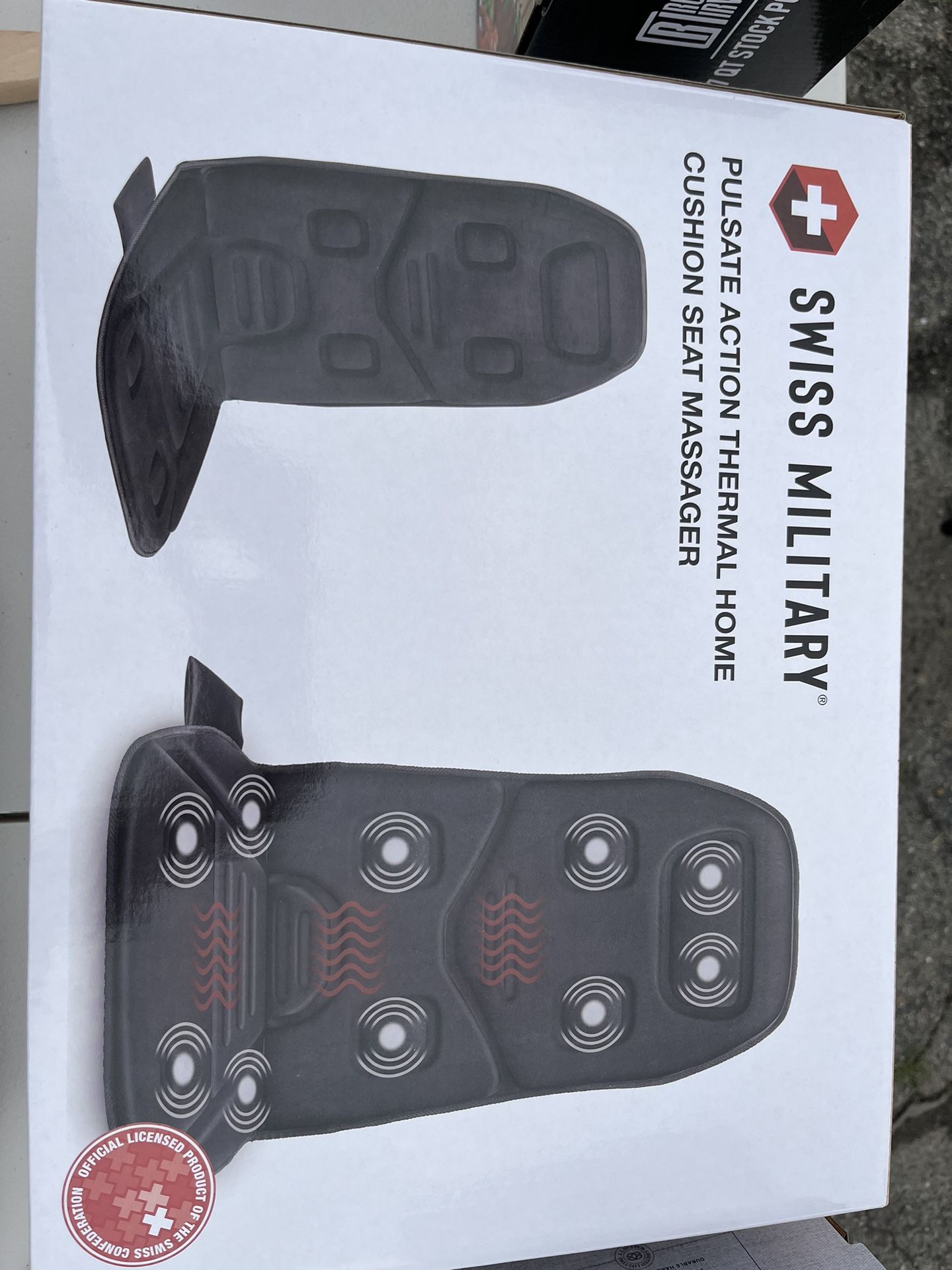 Swiss Military Cushion Seat Massager
