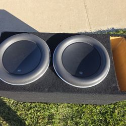 Jl Audio 13w7 13 W7 Subs In Custom Birch Ported Box 