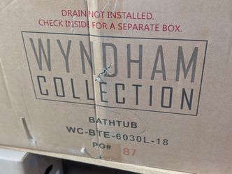 Bathtub by Wyndham -left drain
