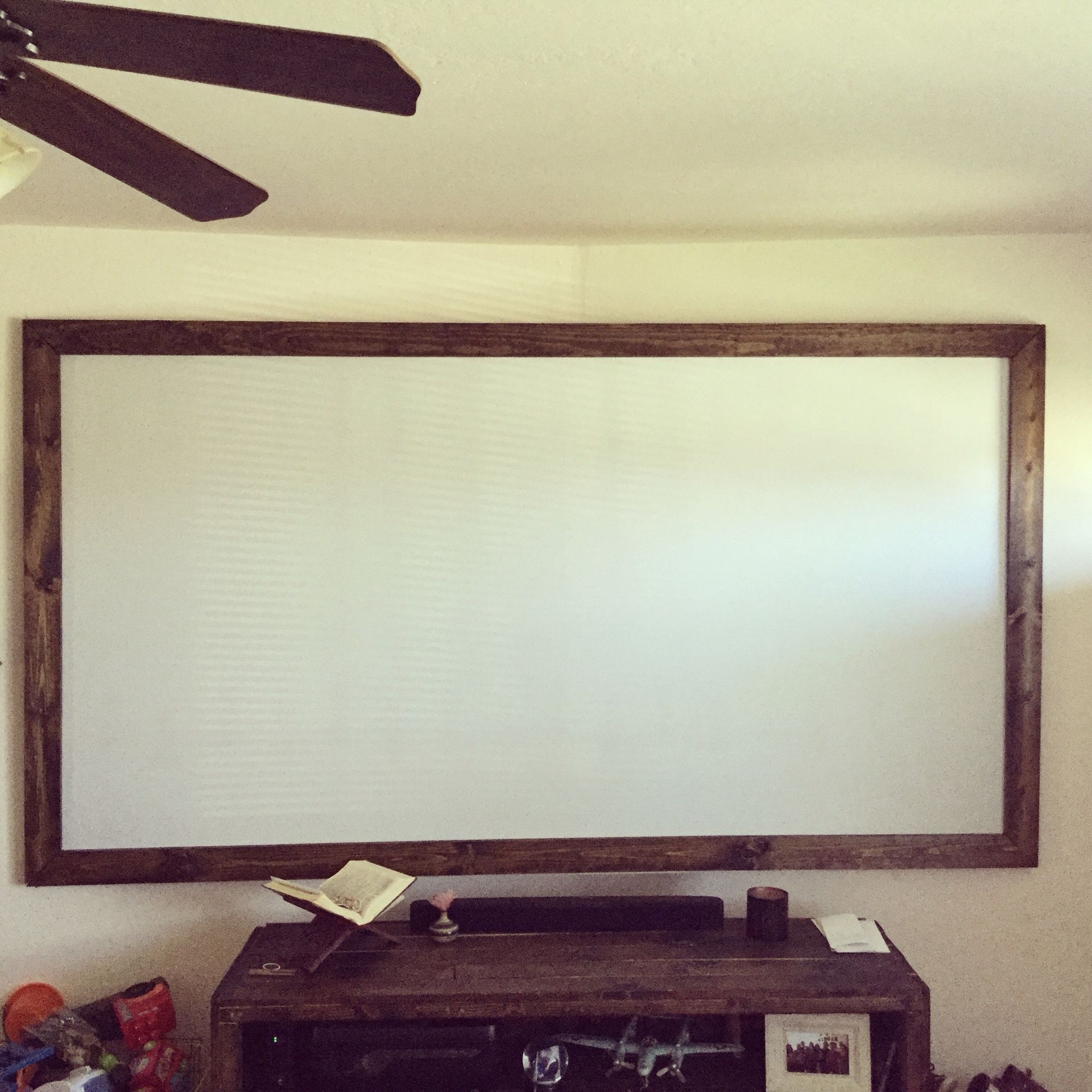 Wood Frame Projector Screen 110” Screen