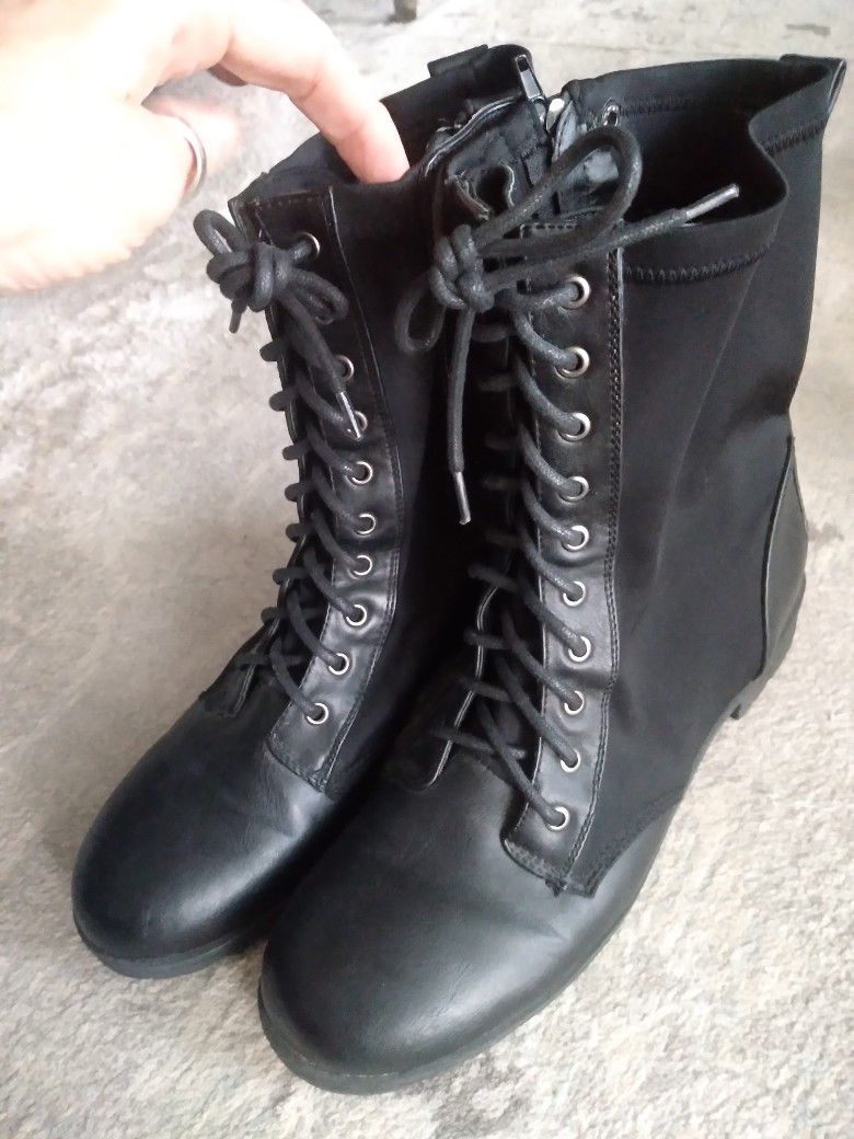 Free Fashion Combat Boots