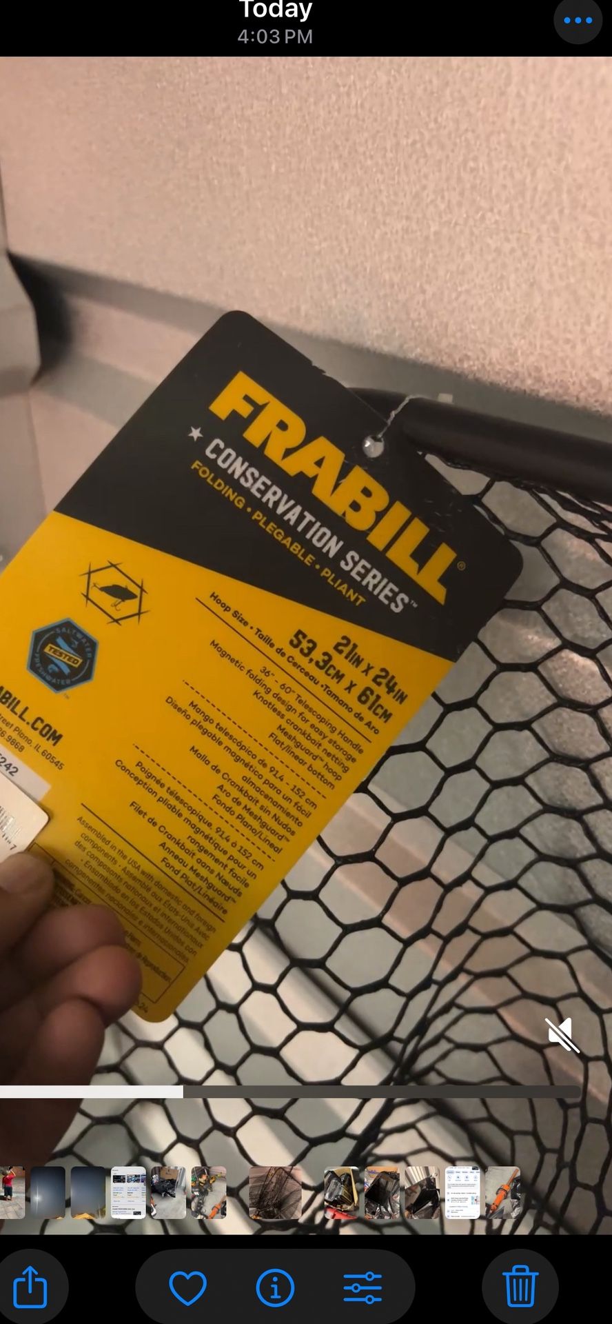 Frabill Conservatives Nets 21’x24 