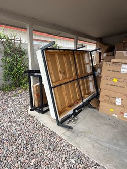 Queen metal bed frame