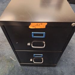 Filing cabinet two drawers