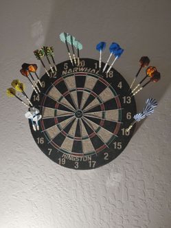 Narwhal kingston dart board