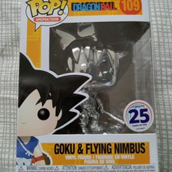 Funko pop 109 dragon ball goku & flying nimbus