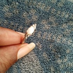 925 Silver Opal Ring