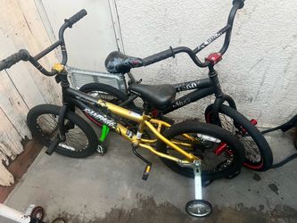 2 small Bikes and 2 Scooters