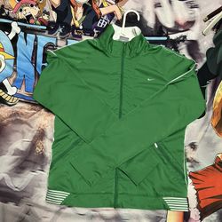 Nike Vintage Green Zip Up Jacket Small (4-6)