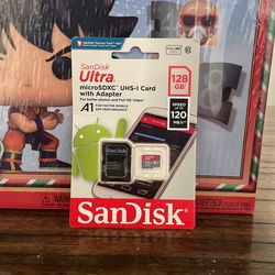SanDisk Ultra MicroSDXC UHS-I Card With Adapter (128GB)