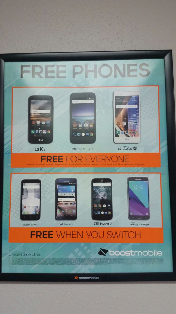 Free Samsung when you switch your # to Boost