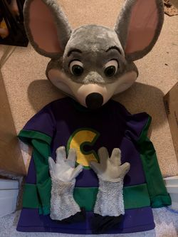 Chuck E Cheese Chuck Rockstar Walkaround Costume Original Store Used