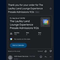 LAUFEY TICKETS CRYPTO