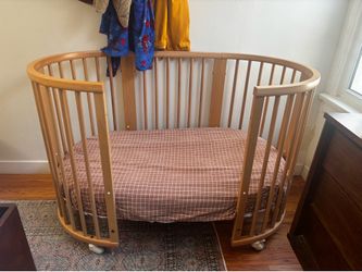 stokke sleepi convertible modular wooden crib