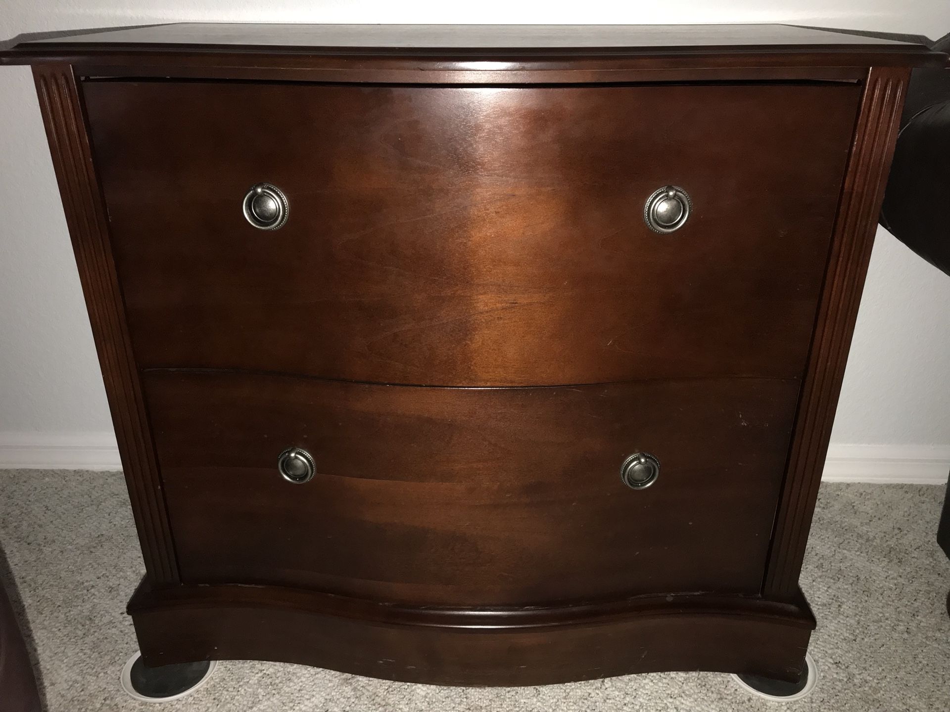 2 Drawer wooden chest or cabinet