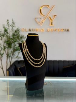 Cubanas Semi Sólidas Oro Italiano 10k Financiamiento Disponible
