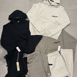 ESSENTIALS Fear Of God Hoodie And Sweatpants FULL SETS