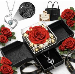 Necklace Gifts For Her Women Girlfriend Wife Heart Necklace 