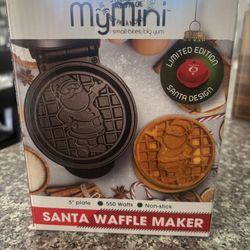 Mini Santa Waffle Maker 