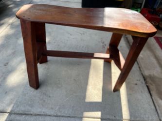 Cedar bench