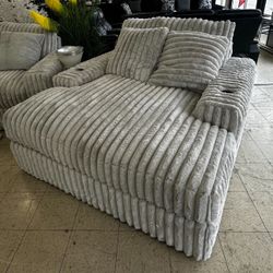 Corduroy Loveseat  With Cupholders 