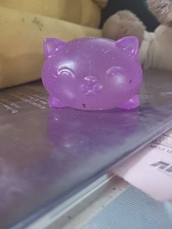 Purple cat squishy