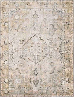Standon Vintage Flat Pile Washable Rug