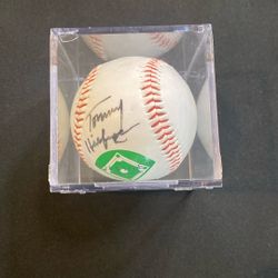 Tommy Hilfiger Signed Baseball