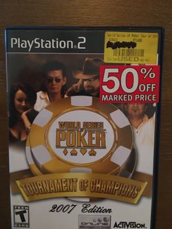 Sony PlayStation ps2 World Series of poker