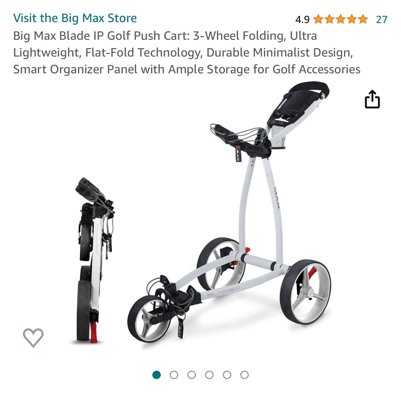 BIG MAX Blade IP Push Cart