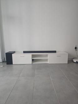 White TV Stand
