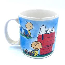 Snoopy Peanuts Coffee Mug Schulz Charlie Brown 36215 Dog House Dancing Applause