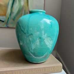 Handcrafted Abstract Accent Vase ( H6" ) firm on price 