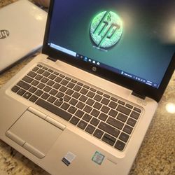 Hp Elitebook Laptop Business Or College Powerful Thin  High End Laptop 16 Gigs Ram & Fast SSD Storage Back Lit Keyboard Warranted Very Light Weight 