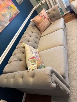 Light Gray Living Room Sofa