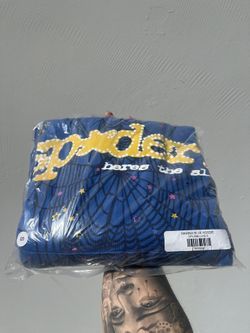New Spider Hoodie Blue TC All Sizes s-XXL