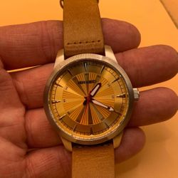 Stunning Renegade Breed Orange Dial Men's Watch In New condition & New Battery