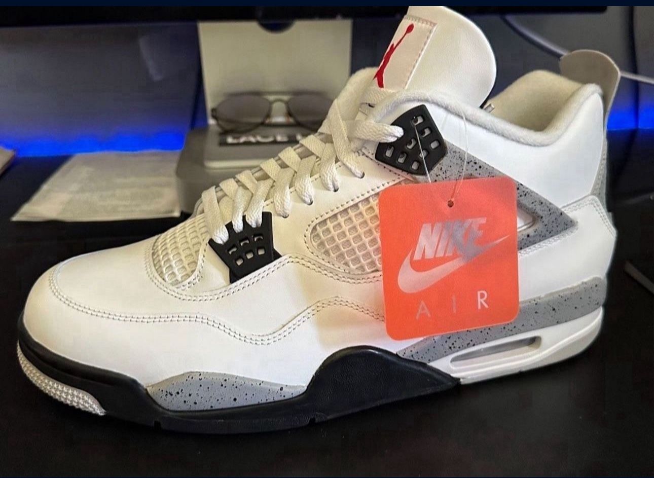 Air Jordan 4 White Cement Size 13 Brand New 